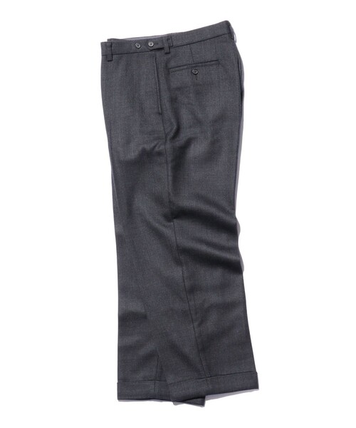 BEAMS PLUS（ビームスプラス）の「ダブルウィーブ ウール ワイド アイビートラウザーズ（その他パンツ・メンズ・チャコールグレー/ネイビー・S/M/XL/L）」の20枚目の写真