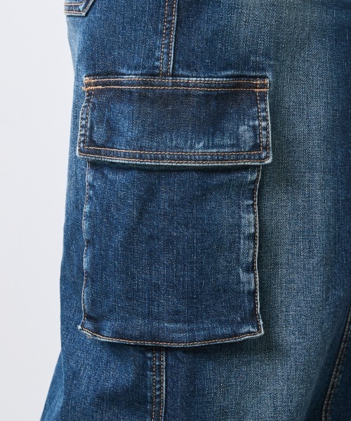 CHIC STYLE（シックスタイル）の「アウトポケットデニムマキシスカート＜大きいサイズ有＞シックスタイル（デニムスカート・レディース・ブルー系/ブラック系・M/L/LL/3L/4L/5L）」の19枚目の写真
