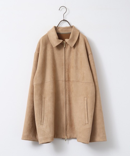 hunch（ハンチ）の「フェイクスウェード Wジップオーバーブルゾン（ブルゾン・レディース・ベージュ/ブラウン/チャコールグレー・FREE）」の13枚目の写真