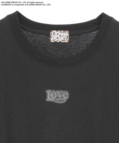 LOVE BOAT（ラブ・ボート）の「■LOVEBOAT ロゴラメptTEE（Tシャツ/カットソー・レディース・ブラック・FREE）」の16枚目の写真