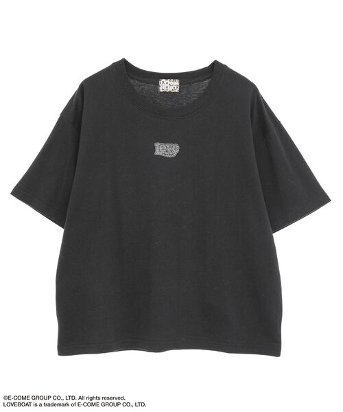 LOVE BOAT（ラブ・ボート）の「■LOVEBOAT ロゴラメptTEE（Tシャツ/カットソー・レディース・ブラック・FREE）」の22枚目の写真