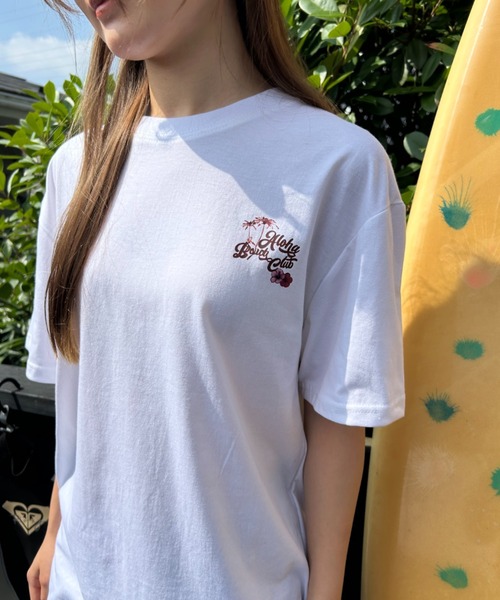 Loco Ocean(ロコオーシャン)の「アロハビーチクラブ バックプリントTシャツ 夏服(Tシャツ/カットソー・レディース・ホワイト・L/M)」の3枚目の写真