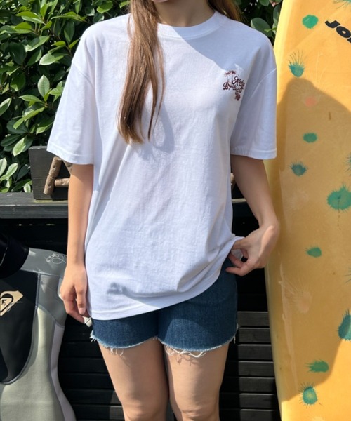 Loco Ocean(ロコオーシャン)の「アロハビーチクラブ バックプリントTシャツ 夏服(Tシャツ/カットソー・レディース・ホワイト・L/M)」の4枚目の写真