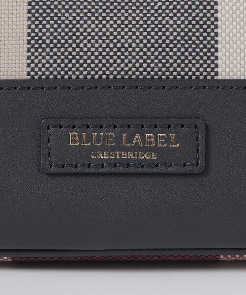 BLUE LABEL CRESTBRIDGE(ブルーレーベルクレストブリッジ)の「クレストブリッジチェックキャンバスレザー切替ミニトート(ショルダーバッグ・レディース・ベージュ系その他・FREE)」の6枚目の写真