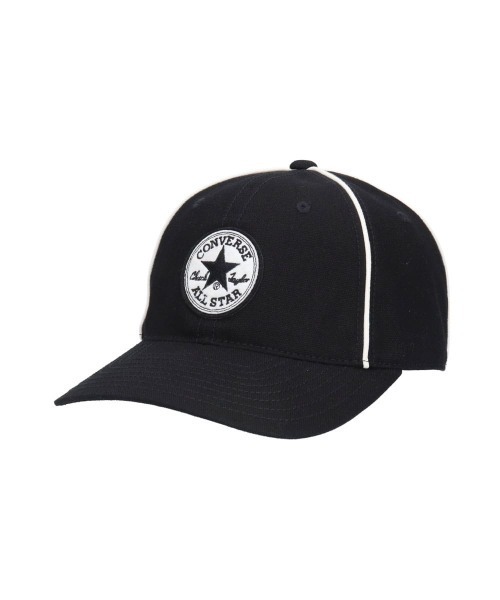 CONVERSE(コンバース)の「CONVERSE FELT WAPPEN CANVAS 6P CAP / コンバース(キャップ・レディース・ブラック/ブラウン・FREE)」の3枚目の写真