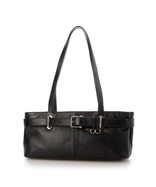 Tomieco(トミエコ)の「LEATHER 羊革スクエアバッグ 人気の横長トートバッグ(ショルダーバッグ・レディース・ダークブラウン/ブラウン/オフホワイト/ブラック・FREE)」の7枚目の写真