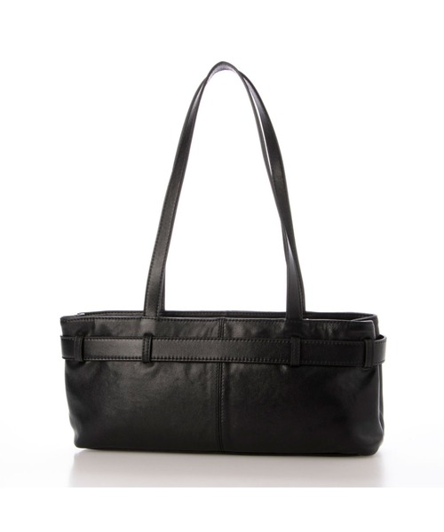 Tomieco(トミエコ)の「LEATHER 羊革スクエアバッグ 人気の横長トートバッグ(ショルダーバッグ・レディース・ダークブラウン/ブラウン/オフホワイト/ブラック・FREE)」の8枚目の写真