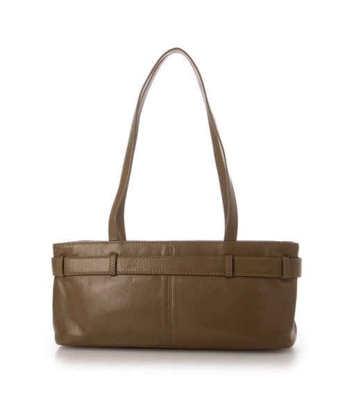 Tomieco(トミエコ)の「LEATHER 羊革スクエアバッグ 人気の横長トートバッグ(ショルダーバッグ・レディース・ダークブラウン/ブラウン/オフホワイト/ブラック・FREE)」の12枚目の写真