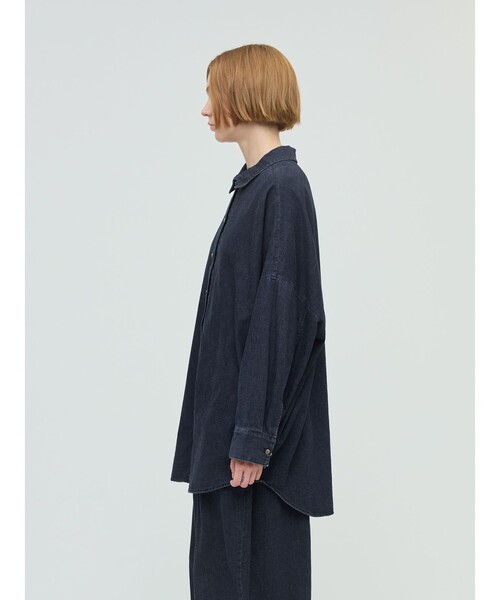 mizuiro ind デニムワイドシャツ（シャツ/ブラウス）｜mizuiroind