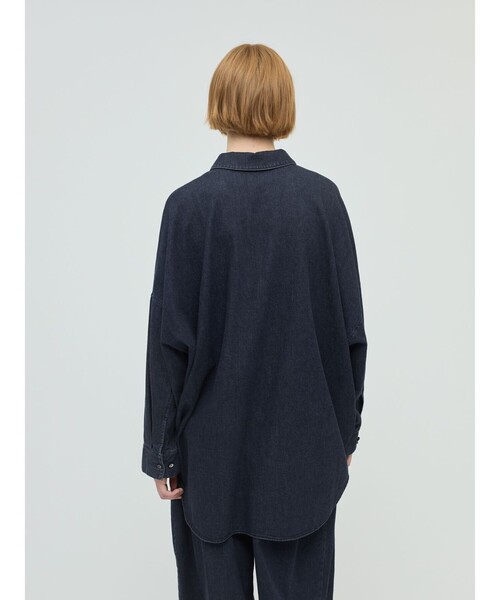 mizuiro ind デニムワイドシャツ（シャツ/ブラウス）｜mizuiroind