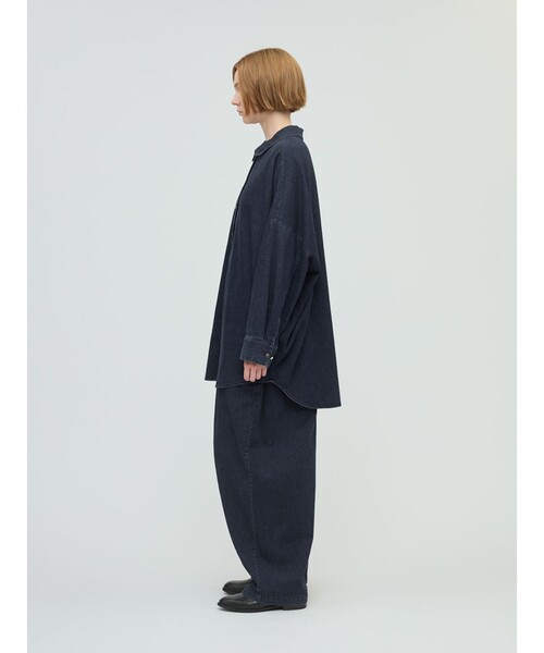 mizuiro ind デニムワイドシャツ（シャツ/ブラウス）｜mizuiroind