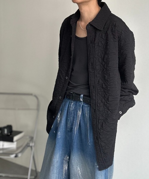 CREARE -LINO-(クレアーレリノ)の「カットベーシックシャツ(シャツ/ブラウス・メンズ・ブラウン/ブラック/グレー系その他・S/M/L)」の5枚目の写真