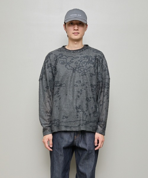 BAL(バル)の「POLARTEC ALPHA DIRECT PATTURN SWAETER(ニット/セーター・メンズ・チャコール/ダークブラウン/ブラック・3/2/1)」の3枚目の写真