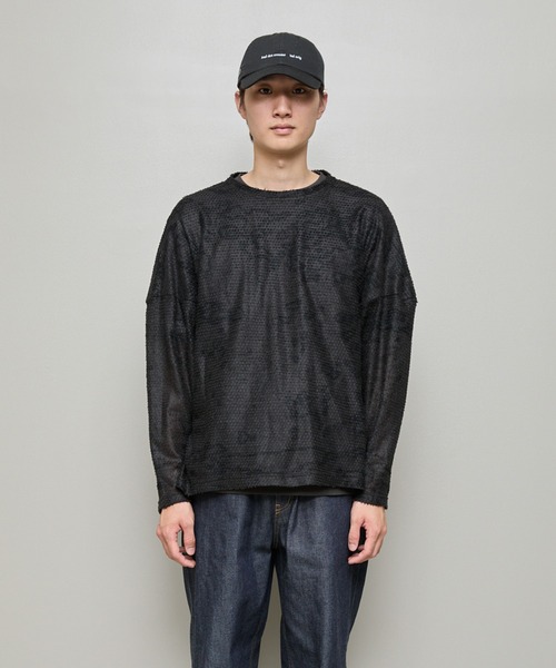 BAL(バル)の「POLARTEC ALPHA DIRECT PATTURN SWAETER(ニット/セーター・メンズ・チャコール/ダークブラウン/ブラック・3/2/1)」の2枚目の写真