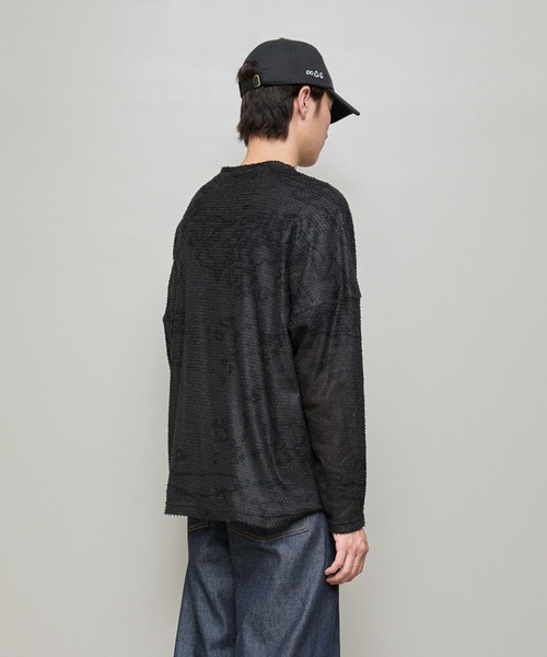 BAL(バル)の「POLARTEC ALPHA DIRECT PATTURN SWAETER(ニット/セーター・メンズ・チャコール/ダークブラウン/ブラック・3/2/1)」の4枚目の写真