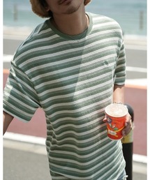 #Re:room（リルーム）の「メッシュボーダービッグTシャツ（Tシャツ/カットソー）」