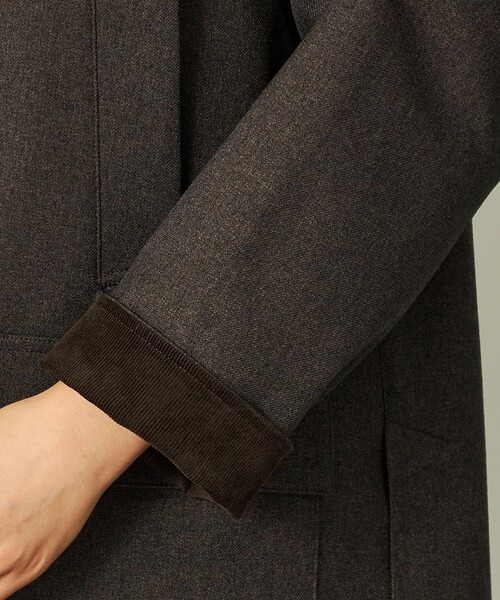MACKINTOSH PHILOSOPHY（ﾏｯｷﾝﾄｯｼｭ ﾌｨﾛｿﾌｨｰ）の「GREY LABEL 【SOMERFORD(サマーフォード)】（ステンカラーコート・レディース・ベージュ/ダークネイビー/ブラウン系その他5・2/6）」の7枚目の写真