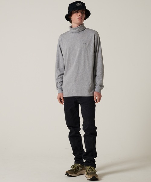 Eddie Bauer（エディーバウアー）の「スムース タートル 長袖 Tシャツ（Tシャツ/カットソー・メンズ・ネイビー/グレー/グリーン/ホワイト/ブラック・S/M/L/XL/XXL）」の8枚目の写真