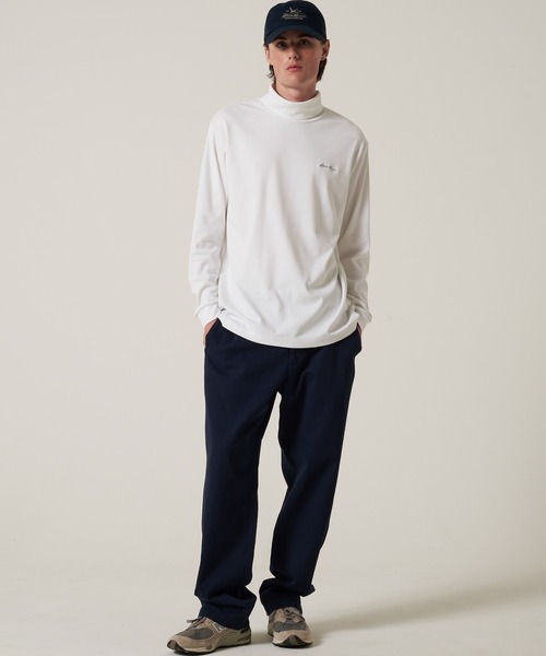 Eddie Bauer（エディーバウアー）の「スムース タートル 長袖 Tシャツ（Tシャツ/カットソー・メンズ・ネイビー/グレー/グリーン/ホワイト/ブラック・S/M/L/XL/XXL）」の6枚目の写真