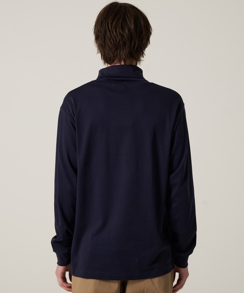 Eddie Bauer（エディーバウアー）の「スムース タートル 長袖 Tシャツ（Tシャツ/カットソー・メンズ・ネイビー/グレー/グリーン/ホワイト/ブラック・S/M/L/XL/XXL）」の15枚目の写真