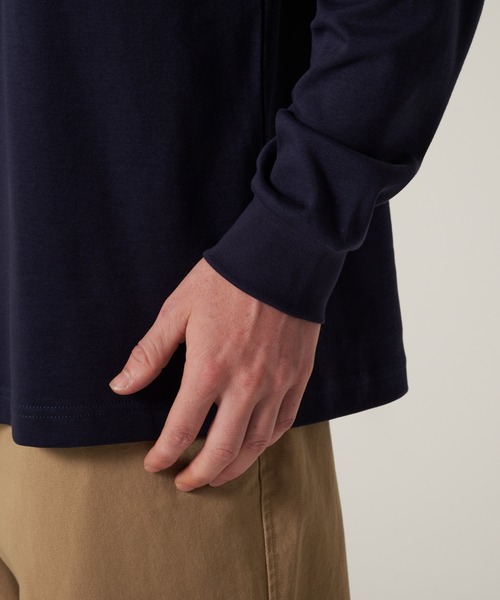 Eddie Bauer（エディーバウアー）の「スムース タートル 長袖 Tシャツ（Tシャツ/カットソー・メンズ・ネイビー/グレー/グリーン/ホワイト/ブラック・S/M/L/XL/XXL）」の18枚目の写真