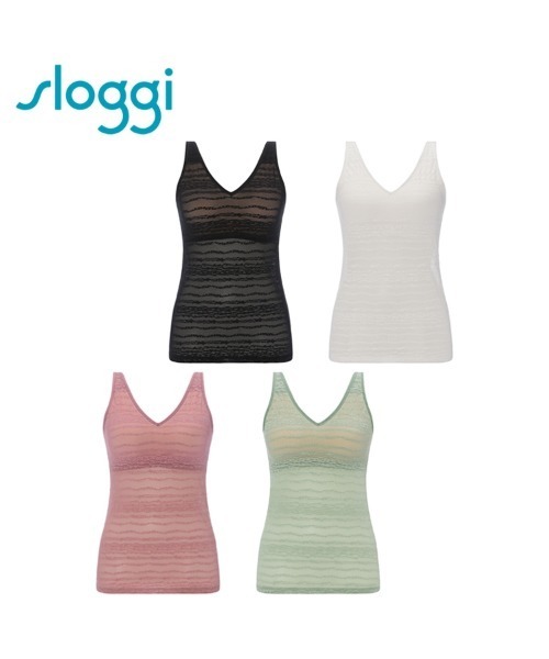 Sloggi（スロギー）の「スロギー フリー オールラウンド レース カップ付きトップ sloggi FREE AR Lace BV JX（その他アンダーウェア/インナー・レディース・ピンク/ホワイト/ブルー/ブラック/グリーン・FREE）」の17枚目の写真