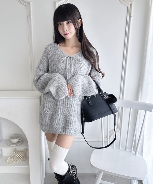 Loueme（ルエム）の「ハートファーチャーム2WAYボストンバッグ（ボストンバッグ・レディース・ブラック/アイボリー/ピンク/ブラウン・FREE）」の15枚目の写真