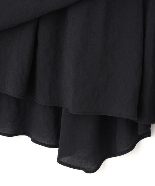 新品未使用タグあり　MACHATT アシメフリルスカート　黒 マチャットアシメフリルスカートブラック