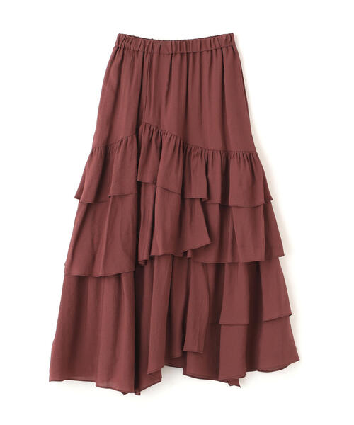 ◇アシメフリルティアードスカート（スカート）｜FREE'S MART