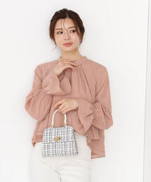 <ウォッシャブル>ヘムフレアブラウス / 1215210913