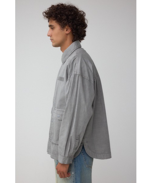 AZUL by moussy(アズールバイマウジー)の「ミリタリーフェイドシャツ(シャツ/ブラウス・メンズ・グレー/ブラック/ライトカーキ・MEDIUM/LARGE)」の19枚目の写真
