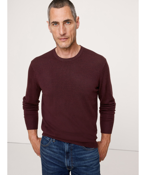 Banana Republic（バナナリパブリック）の「◆メリノクルーネックセーター（ニット/セーター・メンズ・グリーン/ネイビー/グレー/ブルー/ナチュラル/チャコールグレー/ブラック/ブラウン系その他/パープル系その他/バーガンディー/グリーン系その他・XL/M/L/S）」の11枚目の写真