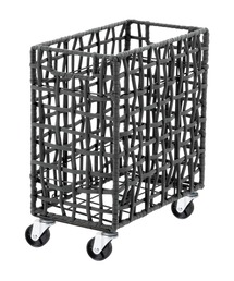 BRID（ブリッド）の「ブリッド フォールディング ラフニット ランドリーバスケット / BRID FOLDING ROUGH KNIT LAUNDRY BASKET with CASTER［SLIM_28L］（収納グッズ）」