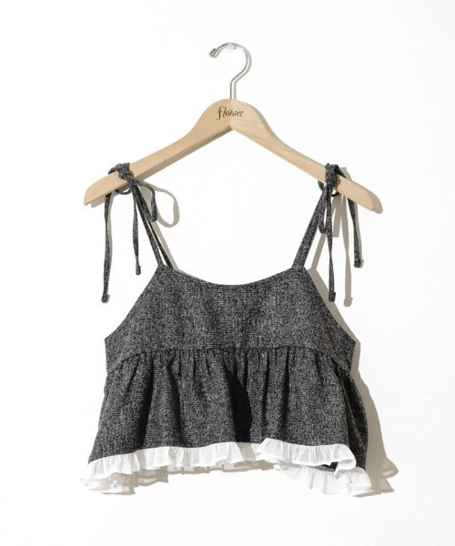 flower（フラワー）の「カームチェックビスチェ（キャミソール・レディース・ブラック/ブラウン・FREE）」の21枚目の写真