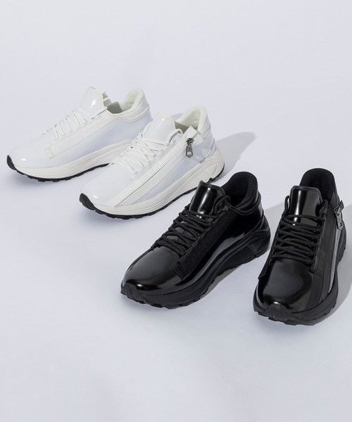 1PIU1UGUALE3 RELAX サイドジップ スニーカー 1PIU1UGUALE3 RELAX(ウノピゥウノウグァーレトレ リラックス