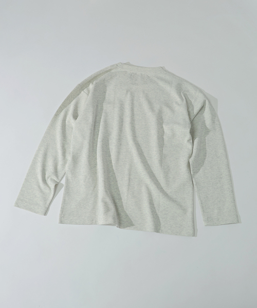 JOURNAL STANDARD relume（ジャーナルスタンダード　レリューム）の「UNIVERSAL OVERALL / ユニバーサル オーバーオール 別注 ポンチ ロンT（Tシャツ/カットソー・メンズ・チャコールグレー/レンガ/ホワイト・MEDIUM/LARGE）」の13枚目の写真