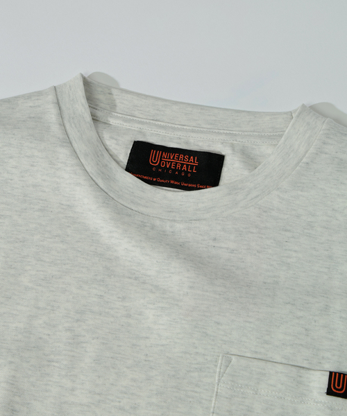 JOURNAL STANDARD relume（ジャーナルスタンダード　レリューム）の「UNIVERSAL OVERALL / ユニバーサル オーバーオール 別注 ポンチ ロンT（Tシャツ/カットソー・メンズ・チャコールグレー/レンガ/ホワイト・MEDIUM/LARGE）」の14枚目の写真
