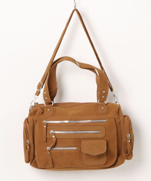 GORGE（ゴージ）の「《大容量×多収納◎》ショルダー＆ハンド 2WAY 多ポケット トートバッグ（ハンドバッグ・レディース・ブラウン/キャメル/ブラック・F）」の15枚目の写真