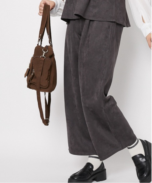 GORGE（ゴージ）の「《大容量×多収納◎》ショルダー＆ハンド 2WAY 多ポケット トートバッグ（ハンドバッグ・レディース・ブラウン/キャメル/ブラック・F）」の9枚目の写真