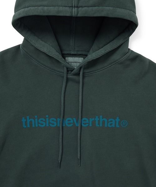 thisisneverthat(ディスイズネバーザット)の「T-Logo LT Hoodie(パーカー・メンズ・グレイッシュブルー/オリーブ・L/M/S/XL)」の7枚目の写真
