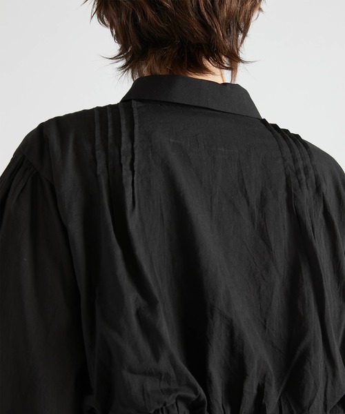 crinkle crinkle crinkle（クリンクルクリンクルクリンクル）の「【crinkle crinkle crinkle】cord embroidery blouse/コード刺繍ブラウス（Tシャツ/カットソー・レディース・ブラック・FREE）」の5枚目の写真