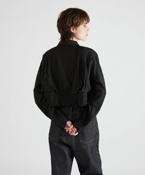 crinkle crinkle crinkle（クリンクルクリンクルクリンクル）の「【crinkle crinkle crinkle】cord embroidery blouse/コード刺繍ブラウス（Tシャツ/カットソー・レディース・ブラック・FREE）」の10枚目の写真