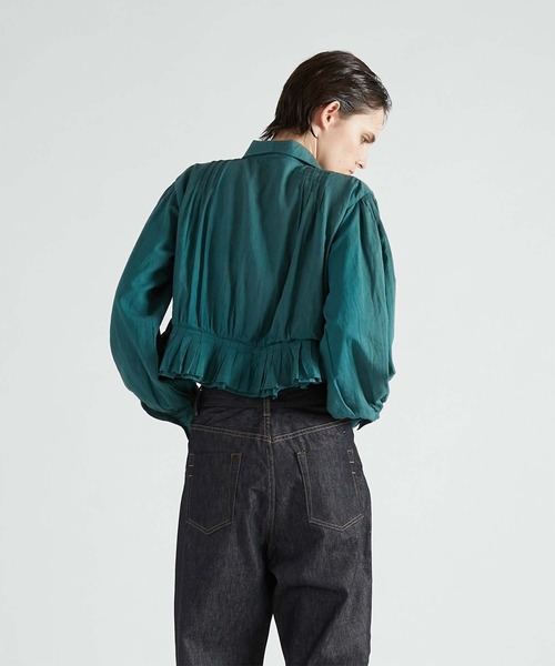 crinkle crinkle crinkle（クリンクルクリンクルクリンクル）の「【crinkle crinkle crinkle】cord embroidery blouse/コード刺繍ブラウス（Tシャツ/カットソー・レディース・ブラック・FREE）」の20枚目の写真