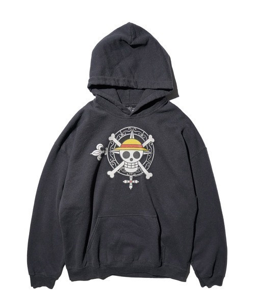 THRIFTY LOOK ‘ONE-PIECE’ HOODY — винтажный аниме принт