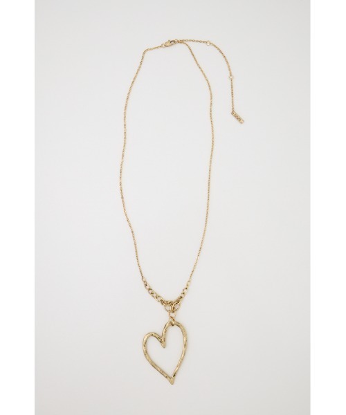 MOUSSY（マウジー）の「HEART ネックレス（ネックレス・レディース・ゴールド/シルバー・FREE）」の2枚目の写真