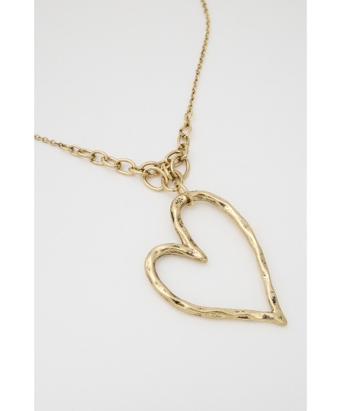MOUSSY（マウジー）の「HEART ネックレス（ネックレス・レディース・ゴールド/シルバー・FREE）」の9枚目の写真