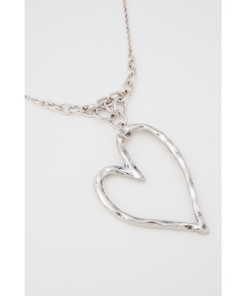 MOUSSY（マウジー）の「HEART ネックレス（ネックレス・レディース・ゴールド/シルバー・FREE）」の4枚目の写真