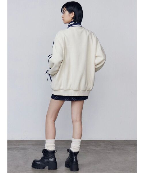 ラインオーバーフリースブルゾン（ブルゾン）｜EMODA（エモダ）の