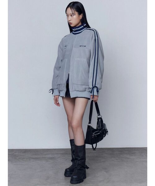 ラインオーバーフリースブルゾン（ブルゾン）｜EMODA（エモダ）の