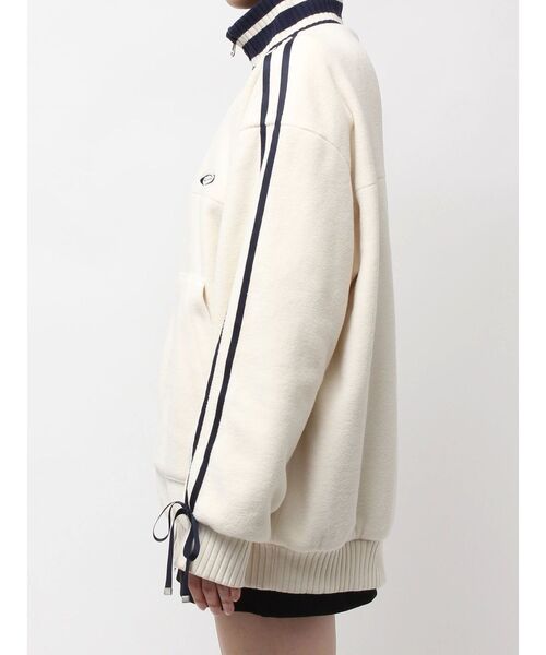 ラインオーバーフリースブルゾン（ブルゾン）｜EMODA（エモダ）の